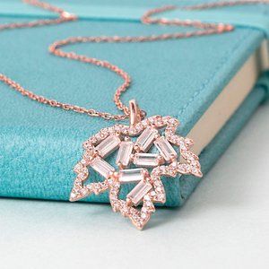 Maple Leaf Necklace for Women, Protection Crystal Necklace for Wife